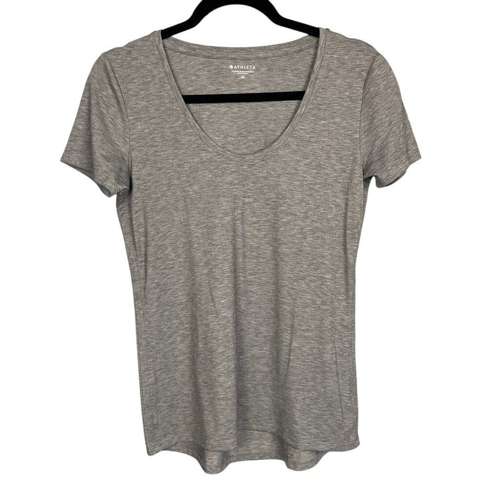 Athleta Scoop Neck Tee Size XS